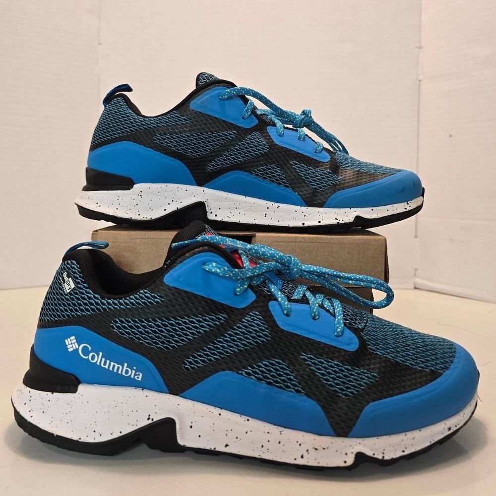 Columbia Vitesse Outdry Mens Shoes Compast Blue / Black Hiking Shoe Men's - 9.5